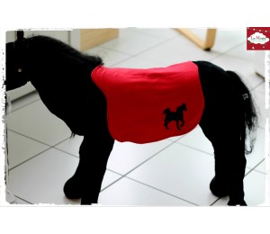 Stickserie - Pferde Silhouette Fransenappli